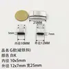 Hebilla DIY Hecha a Mano de Aleación de Zinc para Cordón Plano de Cuero, Hebilla Magnética, Hebilla Plana, Hebilla para Cordón, Hebilla Magnética, Hebilla para Cordón de Cuero, Accesorios para Pulseras