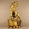 Guyunzhai adornos de cobre de Tigre zodiaco Lingote de Tigre Tigre Dorado decoración del hogar regalo de inauguración artesanías al por mayor