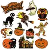 Ímã de Morcego de Halloween Transfronteiriço 2026 Morcego Preto Fluorescente Ímã de Porta de Garagem Adesivo de Decoração para Festa de Halloween