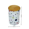 Latas Quadradas e Redondas de Folha de Flandres com Tampas de Madeira de Bambu para Chá, Armazenamento de Presentes, Café, Nozes e Embalagem de Doces