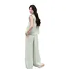 Novo Conjunto de Roupa Suave Estilo Chinês 2026 Verão Novo Elegante Renda Redutor de Idade Conjunto de Duas Peças: Colete e Saia