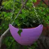 Maceta para colgar de jardín maceta de flores de resina plástica de polipropileno maceta colgante maceta colgante para orquídeas Maceta colgante cesta colgante de cadena de hierro Maceta