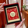 Enfeites de Ouro Puro para Atrair Fortuna para Chá de Casa Nova, Casamento, Inauguração de Negócios e Decorações Promotoras de Riqueza; Presentes de Decoração de Casa de Alto Padrão para Clientes