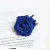 Flores de Rosa de Terciopelo Sintético Al por Mayor Proyecto de Boda Decoración Cabezas de Rosa Material Hecho a Mano Caja de Regalo Cabezas de Flores Decorativas