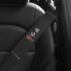 Cubierta protectora para el hombro del cinturón de seguridad del coche, asiento de coche, cinturón de seguridad del coche, suave, antitensión, cómoda, suave, negra, cubierta protectora