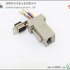 RJ45 a DB9 Macho / Hembra DB9f / M a Puerto de Red RJ45 a Puerto Serie
