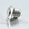 Botón de Carcasa Metálica Negra de 22 mm con Buena Conductividad, Apertura de 22 mm/Iluminación Opcional/Cabezal Opcional Resistente al Agua IP67