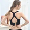 Novo Produto Ajustável no Peito Europeu e Americano Tamanho Grande Sutiã Esportivo Cruz Bonito nas Costas Fitness Yoga À Prova de Impacto Sutiã Esportivo para Mulheres