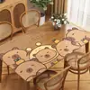 Protetor de Mesa de Jantar Transparente de Vidro Macio Kabigala Impermeável, à Prova de Óleo e Resistente a Altas Temperaturas Protetor de Mesa Sem Lavagem