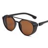 97373 Tendencia Europea y Americana Estilo Punk Nuevo Retro Gafas de Sol Redondas Gafas de Moda para Hombre y Mujer