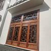 Tienda de Hot Pot de Arroz Tallado en Madera de Dongyang Puertas y Ventanas de Celosía Maciza Hueca de Madera China Puertas y Ventanas Antiguas Panel de Madera Vintage