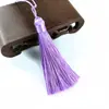 Acessório de Cabelo Estilo Chinês com Franja de Borla Curta e Gordinha 8cm Marcador de Página Vertical Antirrugas Pingente de Borla Pequena