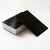 Prueba de marcado láser tarjeta metálica multicolor lámina de metal aluminio máquina de fibra óptica material de grabado tarjeta de presentación metálica en blanco