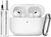 Adecuado para Auriculares Bluetooth AirPods 4/5 Pro3/Pro2 Color Puro Silicona Pieza Única Juego de Bolígrafos de Limpieza Cubierta Protectora
