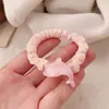 Linda Jalea Translúcida Delfín Cuerda para el Pelo de Intestino Delgado Dulce Alta Elasticidad Cuerda para el Pelo de Niña Banda de Goma Lazo para el Pelo Accesorios para el Cabello
