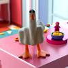 Cross-border New Duck You Creative Resin Crafts Zakka Dedo Médio Pato Desktop Mini Ornamentos