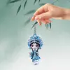 Popular Transfronteiriço Plano Tradicional Ópera Chinesa Menina das Flores Pingente de Acrílico Chaveiro de Acrílico Personalização