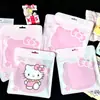 Bolsa Auto-sellante de Gato Rosa Empaque Transparente de Dibujos Animados Bolsa de Accesorios para Decoración de Tarjetas Pulsera Creativa Cultural al por Mayor Bolsa de Sellado