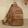 Mochila de Viagem Grande Capacidade Transfronteiriça, Bolsa de Peito, Mochila Multiuso Casual e Fashion, Bolsa de Ombro Simples para o Dia a Dia, Mochila Feminina