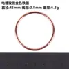 Venta al por mayor directa de fábrica anillo de hierro de red de sueños soldadura chapado anillo de hierro color oro rosa gran cantidad de anillo de hierro en stock viajero