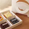 Caja de Empaque para Hornear de 4 Pulgadas / 6 Pulgadas / 8 Pulgadas, Caja para Mousse, Caja Portátil para Postre y Pastel, Caja de Empaque para Cheesecake de 4 / 6 / 8 Pulgadas