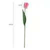 Tacto suave hidratante tulipán flor artificial ramo decoración de escena alta calidad solo tulipán boda flor falsa