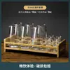 Juego de Copas de Licor Dispensador de Vino para el Hogar Copa de Vino Pequeña Caja de Regalo Juego de Vino Chino Decantador Medidor de Vino con Escala Copa de Vino
