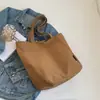 Bolsa Tote de Lona de Algodão de Alta Qualidade Personalizada 16oz Retro Inverno Transferência Térmica Serigrafia Letras Estampa Completa