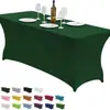 Cubierta Elástica para Mesa Transfronteriza al por Mayor Funda Rectangular Elástica para Mesa de Fiesta al Aire Libre Boda Funda para Mesa de Banquete de Boda