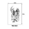 Inglês pequeno braço completo tatuagem dark wolf head letter tatuagem impermeável suor fábrica atacado carta grande imagem braço flor