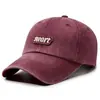 Gorra de Béisbol Vintage Lavada Transfronteriza con Bordado, Efecto Adelgazante para el Rostro, Sombrero para el Sol, Gorra de Béisbol Bordada Versátil Casual Estilo Coreano