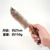 Obsidiana Cristal Natural Ópalo Cuchillo Hacha Espada Sin Filo Modelo Csgo Cuchillo Golpeado a Mano Cuchillo de Mena Wholesale