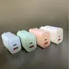 Adaptador Carregador de Fonte Rápida para Celular 20W Protocolo Completo Pd Cor Macaron