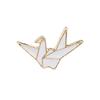 Broche de guindaste de papel oleado estilo coreano, broche anti-luz, broche de corpete, broche simples de alta qualidade, fivela para roupas