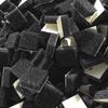 Quadrado de esponja preto 25mm almofada de espuma acústica 10mm gaxeta de esponja absorvente de choque espuma de PU com algodão de borracha