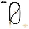 Cordão Original para Celular Longo 8mm Mosquetão de Montanhismo Transversal Ajustável Outdoor Elegante Dourado Escalada Corda Trançada