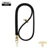 Cordón de alta gama original para teléfono móvil de 8 MM resistente para colgar en el cuello ajustable para exteriores anti-pérdida cuerda trenzada para muñeca dorada