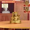 Estatueta Pixiu com base redonda, um único Pixiu, para atrair riqueza e boa sorte, um artesanato decorativo para casa ou escritório