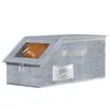 Caja de Almacenamiento Plegable para Sombreros Caja de Almacenamiento a Prueba de Polvo Caja con Cremallera Sombrero Gran Capacidad Apilable Caja de Almacenamiento para Gorras de Béisbol