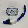 Produtos Profissionais para Esportes de Mergulho Atacado Óculos de Mergulho Tubo de Respiração conjunto Equipamento de Snorkel Integrado HD Anti-neblina Proteção Nasal