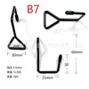 [Artículos Asequibles en Stock] Ganchos en S de Metal, Ganchos para Cortinas de Techo, Ganchos para Luces de Decoración Navideña, Ganchos de Mariposa