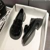 Mocasines de Suela Gruesa Estilo Coreano para Mujer 2026 Nuevo Primavera Versátiles Tacón Grueso Casual Retro Estilo Británico Zapatos Pequeños de Piel Venta al por Mayor