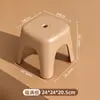 Taburete de Plástico Grueso Antideslizante para el Hogar, Apilable, para Baño, Niños, Personas Mayores, Taburete Sencillo para Cambiar Zapatos en la Sala de Estar