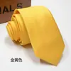 Corbata para Hombre Color Sólido Textura de Lino Versión Estrecha de 6 cm Corbata Casual Lisa Hecha a Mano para Hombre Corbata Hecha a Mano al por Mayor