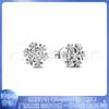 Pulseira Pandora Cobre Branco Prata S925 Contas Prateadas Acessórios DIY Brincos Floco de Neve Brincos Safira Brincos
