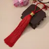 16cm franja estilo chinês acessórios diy franja franja marcador de página franja única pendurada joias artesanais pingente decorativo atacado