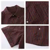 Camisa de Manga Corta con Bolsillo de Cuadros Burbuja para Hombre, Nuevo Estilo Retro Japonés de Programador Primavera/Verano, Top Suelto Casual para Mujer, Moderno