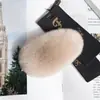 Pinza para el Cabello de Pelo de Conejo Rex Real, Accesorio para el Cabello de Piel, Pinza Grande de Peluche Bb, Horquilla de Pelo de Piel con Estampado de Leopardo, Accesorio para el Cabello de Pinza Lateral, Exquisito