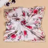 2025 Nuevo Pañuelo Estilo Coreano Seda Sintética 60cm Bufanda Cuadrada Grande Profesional Pañuelo de Gasa Flor de Anacardo para Dama Fabricante Venta al por Mayor