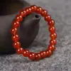 Pulseira de ágata sintética 8MM moda masculina e feminina pulseira de cristal fabricantes de presentes promocionais para feiras atacado